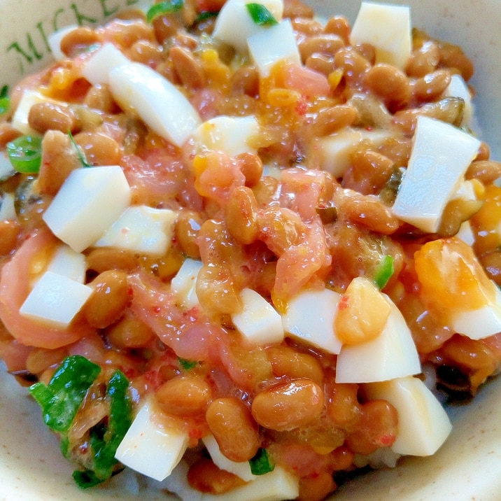 納豆の食べ方 ゆでたまご いか明太 レシピ 作り方 By Nyan260 楽天レシピ 納豆の食べ方 ゆでたまご いか明太 レシピ 作り方 By Nyan260 楽天レシピ